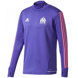 Sudadera tecnica violeta entreno Olympique Marsella Eu 2017/18 - Adidas