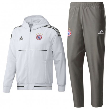 Survetement de presentation blanc Bayern Munich UCL 2017 18 Adidas