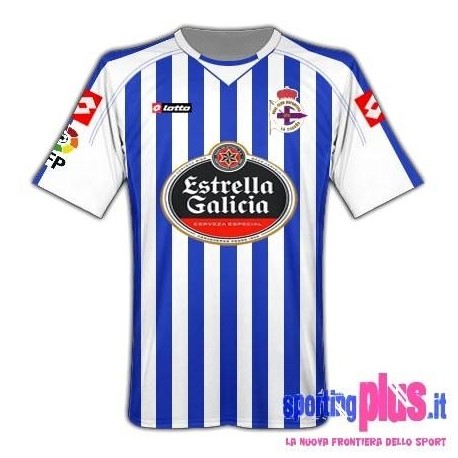 Maglia Deportivo La Coruna domicile 10/11 par Lotto