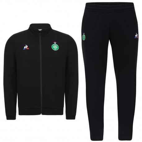 ASSE Saint-Étienne black presentation suit 2017/18 - Le Coq Sportif