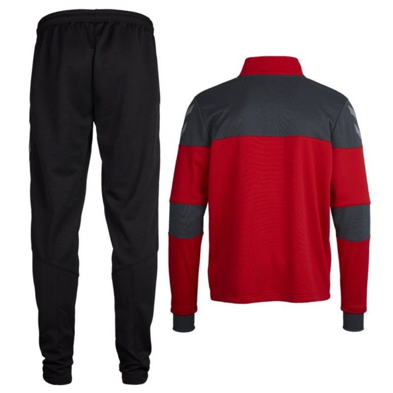 Hummel Teamwear Sirius technical training tracksuit red/black