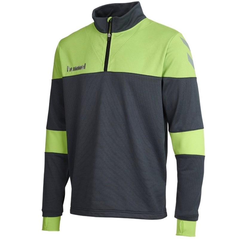 Ti år Tigge tøve Hummel Teamwear Sirius technical training sweatshirt - grey/light green