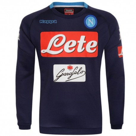 Sudadera azul de entreno SSC Napoli 2017/18 - Kappa