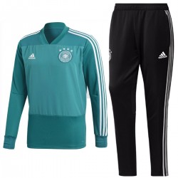 Tuta tecnica Hybrid sweat allenamento Nazionale Germania 2018/19 verde - Adidas