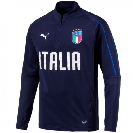 Tech sweat top entrainement Italie 2018/19 navy - Puma
